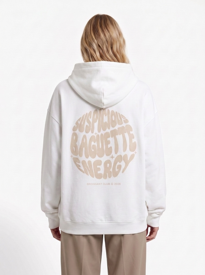 SUSPICIOUS BAGUETTE ENERGY HOODIE