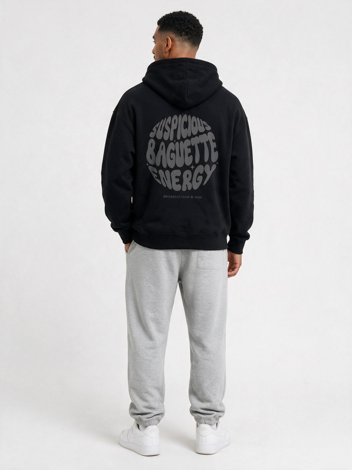 SUSPICIOUS BAGUETTE ENERGY HOODIE