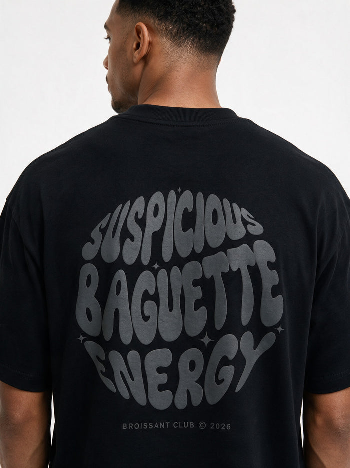 SUSPICIOUS BAGUETTE ENERGY TEE