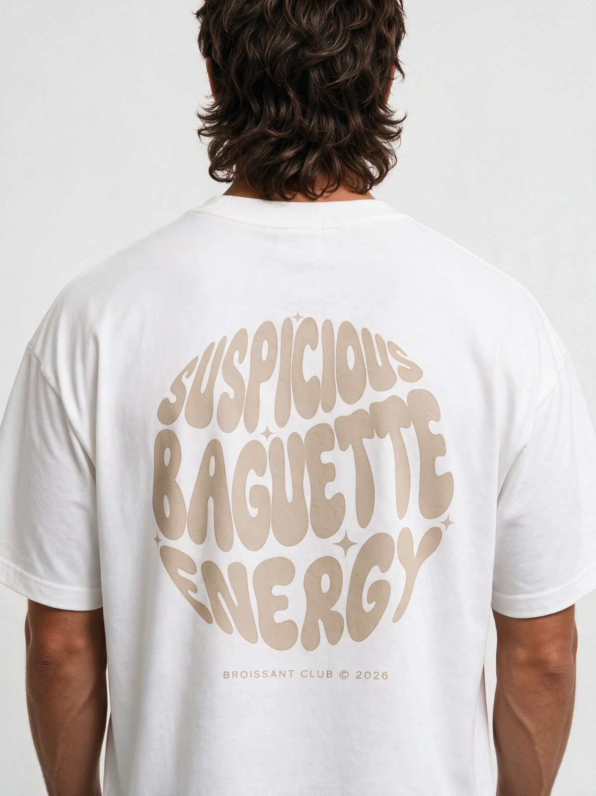 SUSPICIOUS BAGUETTE ENERGY TEE