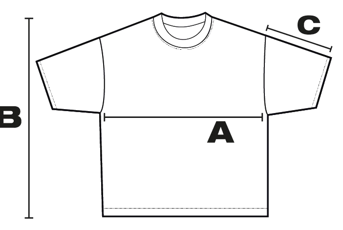 T-shirt measurements
